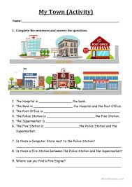 Backpack 2 My Town Worksheet Worksheet Free Esl Printable Worksheets Made By Teachers Social Studies Maps My Town Social Studies Worksheets