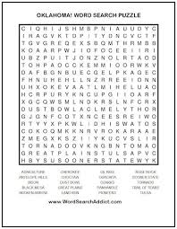 Use our free online tool to create and generate your own printable word search puzzles or to browse already created, fun and challenging puzzles to play with! Oklahoma Printable Word Search Puzzle Word Search Addict