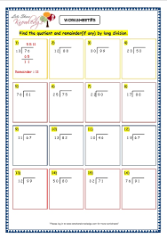The story help them in developing their. Grade 3 Maths Worksheets Division 6 5 Long Division By 2 Digit Numbers Lets Share Knowledge