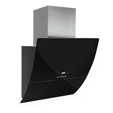 Klarstein Rgl60bl Hotte Aspirante Murale Inclinee 60 Cm 600m H Verre Minuterie Cgch2 Rgl60bl