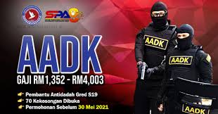 Segala maklumat lengkap berkaitan permohonan hendaklah me. Jawatan Kosong Terkini Aadk Gaji Rm1 352 Rm4 003 70 Kekosongan Jawatan
