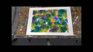 Acrylbilder zum nachmalen fur anfanger. Acrylmalerei Fur Anfanger Erste Schritte Bunte Blasen Youtube