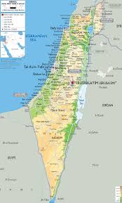 Find local businesses, view maps and get driving directions in google maps. Physical Map Of Israel Ezilon Maps
