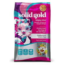 Solid Gold Mighty Mini Grain And Gluten Free Holistic Dry Dog Food Chicken Chickpeas Pumpkin Dog Dog Food Recipes Solid Gold Dog Food Chicken Dog Food Recipes