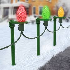 We love these outdoor light stakes because they are well made and were super easy to put together. Christmas Light Stakes Anglo American Distributors