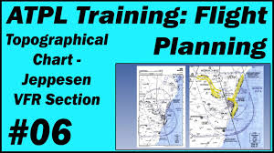 Atpl Training Flight Planning 06 Topographical Chart Jeppesen Vfr Section