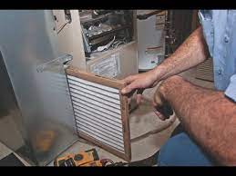 Remove the filter and shake vigorously outside to dislodge as much dust and dirt as possible. How To Change A Furnace Or Air Conditioner Filter Gopro View Inside Furnace Youtube