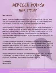 Read full profile what makes a cover letter effective and what doesn't? Hair Stylist Cover Letter Samples Templates Pdf Word 2021 Hair Stylist Cover Letters Rb