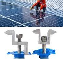 12* Solar Panel Bracket Clamps Module Clamp Solar Panel Holder For  Mounting-Rail