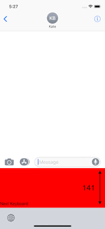 Change Views Height In Keyboard Extension Iphone X Stack Overflow