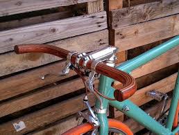 Bubinga Oak And Ash Wood Bullhorn Bicycle Handlebar In 2020 Wooden Bike Wooden Bicycle Bicycle Handlebars