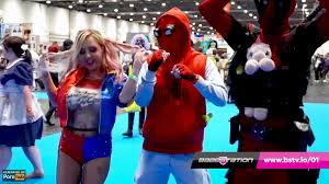 sexy harley quinn cosplay nip slip