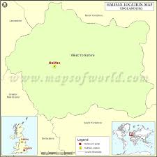 Travel guide resource for your visit to halifax. Where Is Halifax Location Of Halifax In England Map
