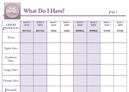 Food Storage Inventory Spreadsheets You Can Download For