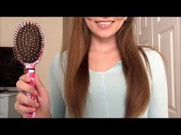 Thin flexible brush bypasses sink stoppers. Asmr Long Hair Brushing And Hair Play Youtube