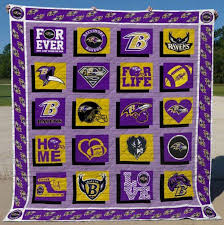 Free shipping on orders over $25 shipped by amazon. Baltimore Ravens Quilt Blanket 03 Groveblankets