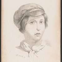 A young boy with a surprised look