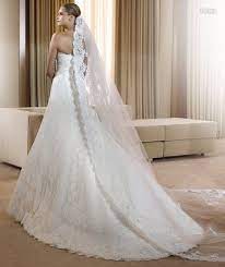 Back Of Pronovias Fresno Without Sleeves Tulle Wedding Dress Wedding Dresses Discount Wedding Dresses
