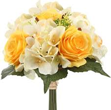 Bouquet of pink flowers closeup on black background, eustoma and chrysanthemum, elegant vintage floral decor. Amazon Com Wedding Flowers Bouquets Yellow And White
