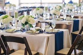 The dishes are from a 6 place setting i've had for a few years. A Nautical Navy And Green California Wedding Every Last Detail Navy Green Weddings Nautical Wedding Theme Navy And Green