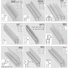 Plastic Strip For Bottom Of Glass Shower Door Glass Shower Door Sweep Bathroom Shower Doors Glass Shower Doors