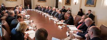 That's roughly in line with ronald reagan's initial cabinet. The Cabinet The White House