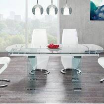 They do offer a stunning look however and have a number of advantages such as being easy to clean among other things. Glass Modern Kitchen Dining Tables You Ll Love In 2021 Wayfair
