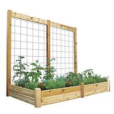 the gronomics cedar raised garden bed is the ideal planter for novice and hobby gardeners alike raised garden beds a jardin en carre jardin en hauteur jardins