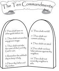 Charming Free Printable Ten Commandments Coloring Pages Craft Best Bible Lessons For Kids Ten Commandments Kids Sunday School Lessons
