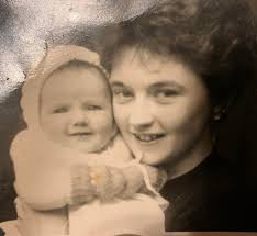 My mam and me in Dalton Rd Rhodes