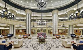 Arrive To A Royal Welcome In The Palace Inspired Lobby Of The Ritz Carlton Jeddah Hotel Hotel Amenities Jeddah
