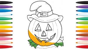 Voir plus d'idées sur le thème coloriage halloween, coloriage, halloween. Coloriage Halloween Citrouille Halloween Coloring Pages Youtube