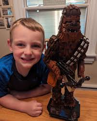LEGO Chewbacca complete! How about that face??
