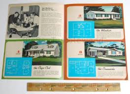 Vintage Brochure Print Jim Walter Homes Floor Plans Mid Century Home Design Book Brochure Print Book Design House Floor Plans