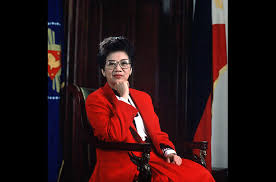 English/nat corazon aquino, the former president of the philippines, has returned to the bronx to deliver a. Corazon C Aquino 1986 1992 Philippine Presidents