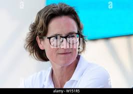 Kiel, Germany. 30th June, 2019. The Nacra17 sailors Thomas Zajac (l) and Barbara  Matz from Austria laugh after the last race at the 125th Kieler Woche. The  Rio bronze medallists took their