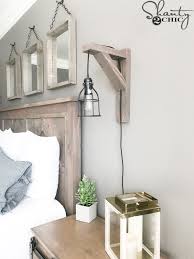 Uses 100 watt max bulb, not included. Rustic Diy Wall Lamp Novocom Top