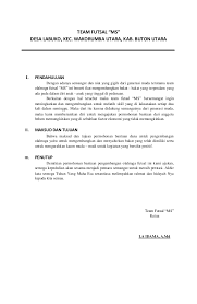 We did not find results for: Proposal Permohonan Bantuan Team Futsal Tahun Anggaran 2014