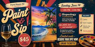 Sunset Beach Paint & Sip at Hopsology