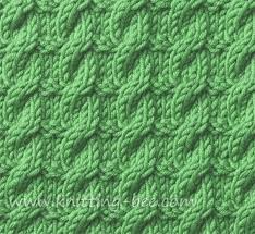 Ice Storm Cable Knit Stitch Knitting Bee