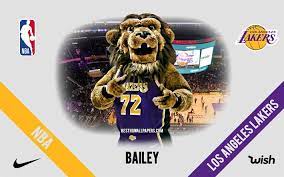 Usa basketball magic johnson 10'' plush figure. Download Wallpapers Bailey Mascot Los Angeles Lakers Nba Portrait Usa Basketball Staples Center Los Angeles Lakers Logo Lakers Mascot For Desktop Free Pictures For Desktop Free