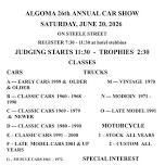 Algoma Car Show – 6/20/2026