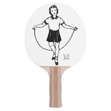 Girl Jumping Rope Ping Pong Paddle Table Tennis Game Table Tennis Ping Pong Paddles