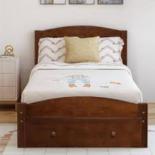 Made from tulip poplar wood from atlantic furniture ar8611009 madison platform bed with open foot board, twin xl, grey. Boyel Living White Wood Platform Twin Bed Frame With Storage Drawer Headboard And Footboard Ly Wf191655aak The Home Depot