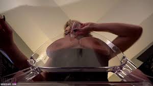 Nikki Sims Boobs + Glass Chair + Oil! - Boobie Blog