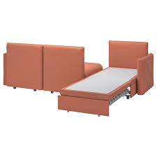 Maybe you would like to learn more about one of these? Vallentuna 3 Seat Modular Sleeper Sofa With Storage Kelinge Rust Ikea
