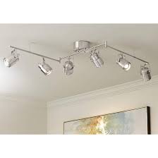 Pro Track Ripple 6 Light Satin Nickel Led Track Kit Light 14a79 Lamps Plus Track Lighting Fixtures Track Lighting Lighting Makeover