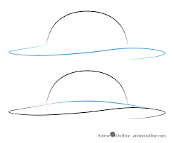 How To Draw Anime Hats Head Ware Animeoutline Anime Hats Anime Drawings Tutorials Anime Drawings