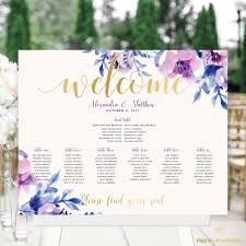 Custom Wedding Seating Chart Guest List Seating Plan Digital Download Seating Chart Sign Wedding Stationery Any Size Printable