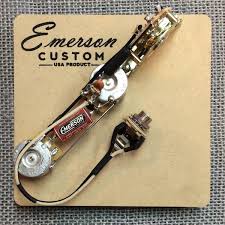 The 1st position (volume only) is great for a straight up base tone. 3 Way Esquire Prewired Kit Emerson Custom